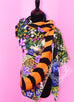 Hermes Cashmere 140 GM Tyger Tyger Aqua Purple Shawl Scarf - New - MAISON de LUXE - 6