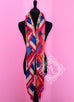 Hermes Cashmere 140 GM Cavalleria d'Etriers Fuchsia Jaune Shawl Scarf - New - MAISON de LUXE - 4