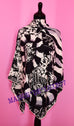 Hermes Cashmere 140 GM Tyger Tyger Noir Gris Shawl Scarf - New - MAISON de LUXE - 8