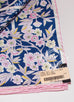 Hermes Marine Twill Silk 90 cm Fleurs de Giverny Scarf