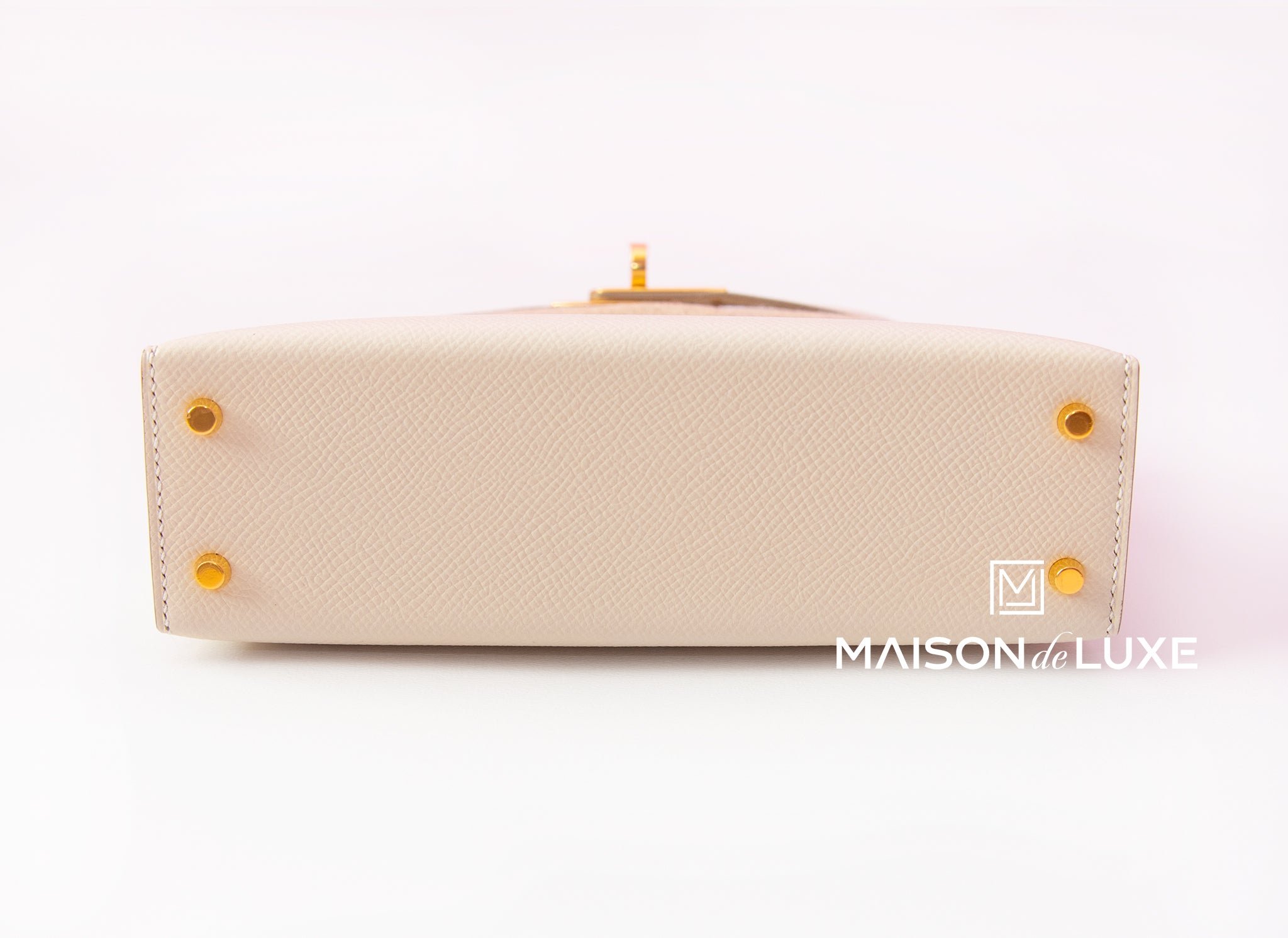 Hermès Kelly Mini Pochette Craie Swift Gold Hardware – JaneFinds