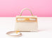 Hermes Mini Kelly II 20 Craie Epsom Gold Hardware