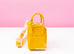 Hermes Mini Lindy 20 Jaune Ambre Clemence Gold Hardware