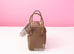 Hermes Etoupe Clemence Lindy 26 Handbag