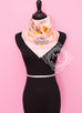 Hermes Pink Beige Twill Silk 90 cm Harnais de Cour Scarf