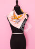 Hermes Pink Beige Twill Silk 90 cm Harnais de Cour Scarf
