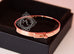 Hermes Rose Gold 4 Diamond Kelly Bracelet Bangle Cuff SH - New - MAISON de LUXE - 5