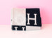 Hermes Large Black Noir Wool Cashmere H Avalon Blanket - New - MAISON de LUXE - 2