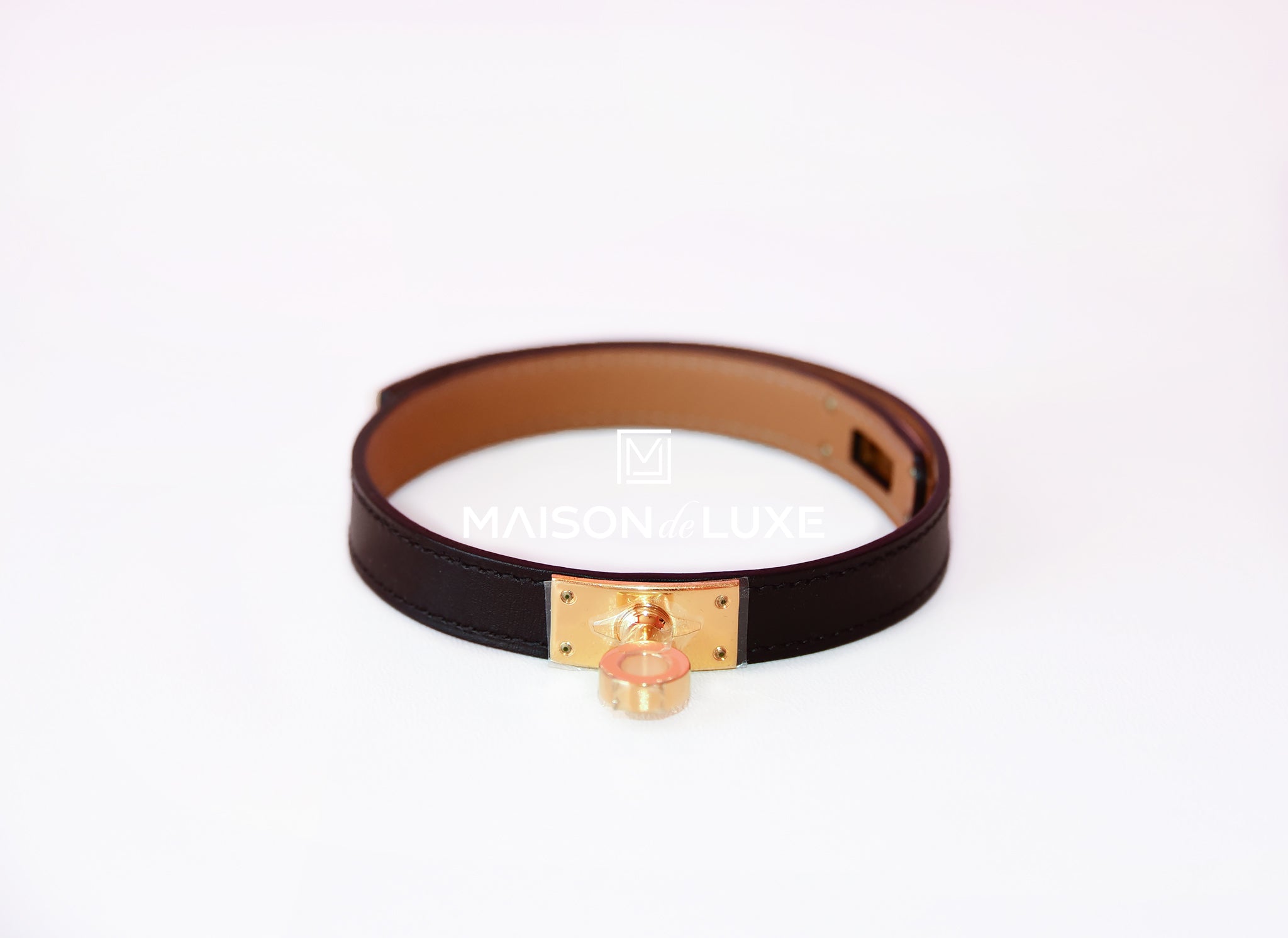 Noir Swift Kelly Double Tour Bracelet – Opulent Habits