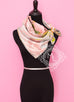 Hermes Pink Twill Silk 90 cm Into the Canadian Wild Scarf