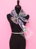 Hermes Marine Twill Silk 90 cm Fleurs de Giverny Scarf