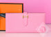 Hermes Rose Confetti Chevre Bearn Long Wallet - New - MAISON de LUXE - 2