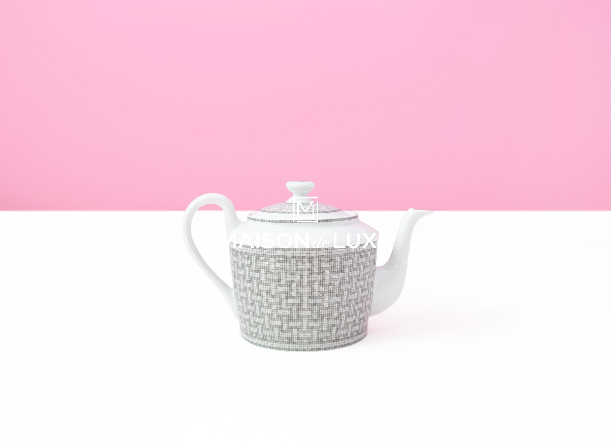Hermès Mosaique au 24 Gift Set Teapot and 2 Cups