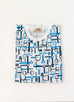 Hermes Men's Indigo Labyrinthe Equestre T-Shirt XL
