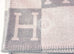 Hermes Large Light Gray Gris Wool Cashmere H Avalon Blanket - New - MAISON de LUXE - 6