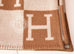 Hermes Large Camel Wool Cashmere H Avalon Blanket - New - MAISON de LUXE - 6