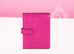 Hermes Rose Pourpre Pink Ostrich Compact Bearn Wallet Clutch