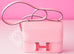 Hermes Rose Sakura Bougainvillea Lizard Constance Mini 18/19 Handbag - New - MAISON de LUXE - 1