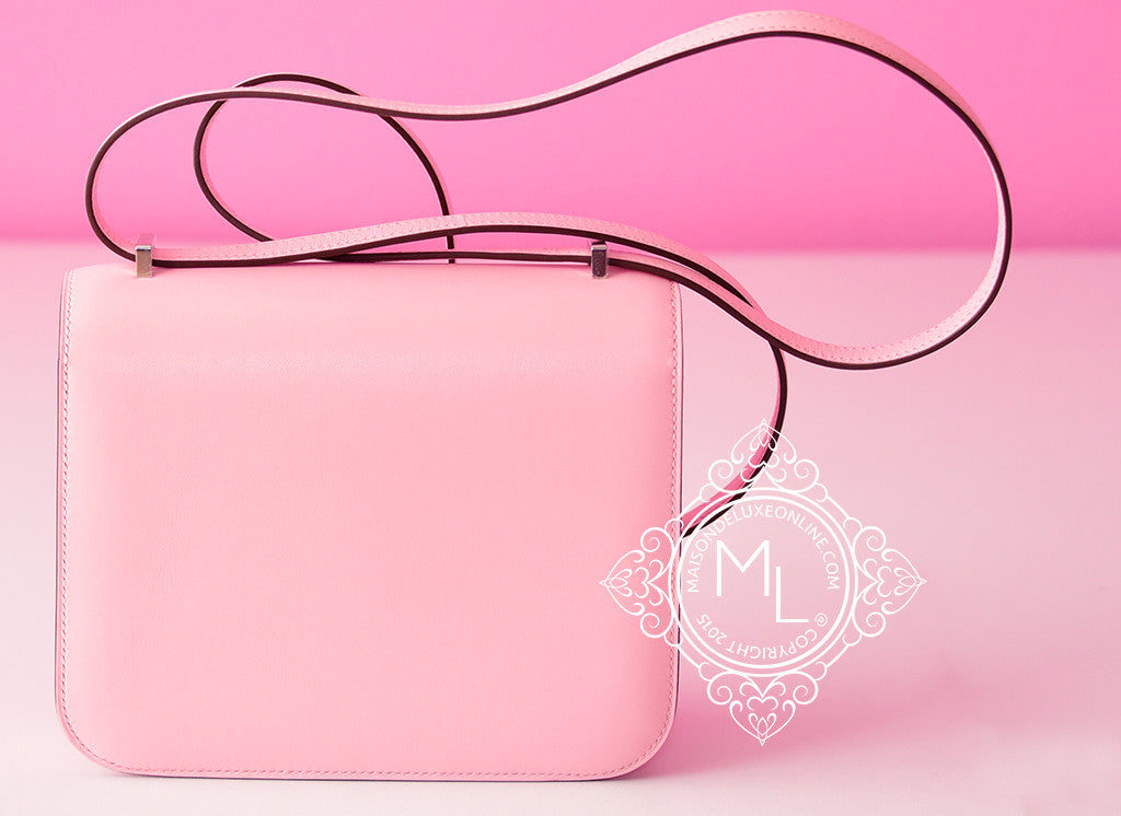 Infi Shop. Littlebunnystore GD mini 18 cm Togo genuine leather in rose  sakura ( pink )