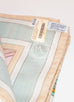 Hermes "Duo d'Etriers" Blanc Rose Cashmere 140 GM Shawl Scarf