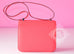 Hermes Rose Jaipur Red Epsom Constance MM 24/25 Handbag - New - MAISON de LUXE - 4