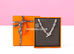 Hermes Sterling Silver Chaine d'Ancre GM Necklace