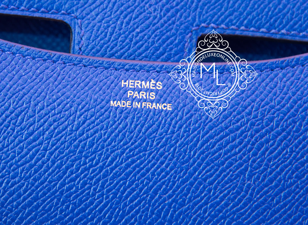 Hermes Constance Bag Micro Mini Blue Electric Epsom (Followers)