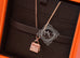 Hermes Rose Gold Diamond Kelly Pendant Necklace - New - MAISON de LUXE - 5