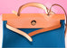 Hermes Blue Izmir Canvas Zip Herbag 31 Pm Handbag - New - MAISON de LUXE - 6