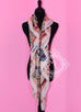Hermes Cashmere 140 GM Collections Imperiales Gris Perle Rose Pink Shawl Scarf - New - MAISON de LUXE - 4