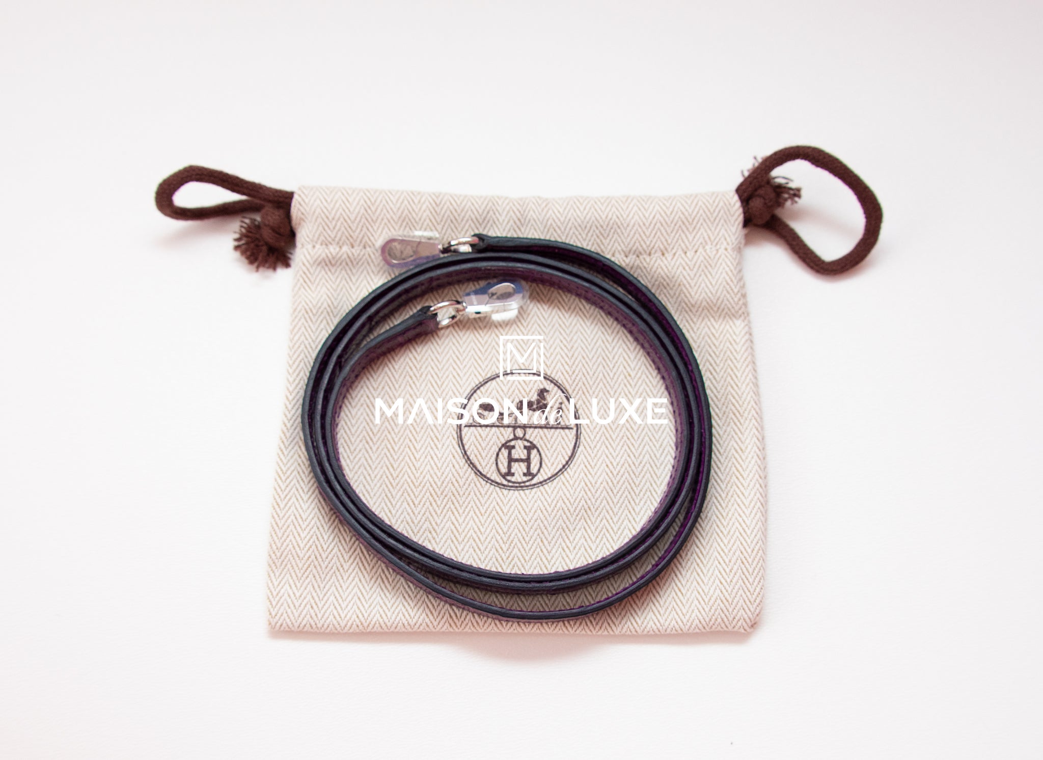 Hermes Mini Kelly II 20 Gris Perle & Noir HSS Matte Alligator - MAISON de  LUXE