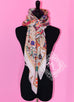 Hermes Cashmere 140 GM Collections Imperiales Gris Perle Rose Pink Shawl Scarf - New - MAISON de LUXE - 5