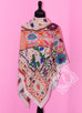 Hermes Cashmere 140 GM Collections Imperiales Gris Perle Rose Pink Shawl Scarf - New - MAISON de LUXE - 8