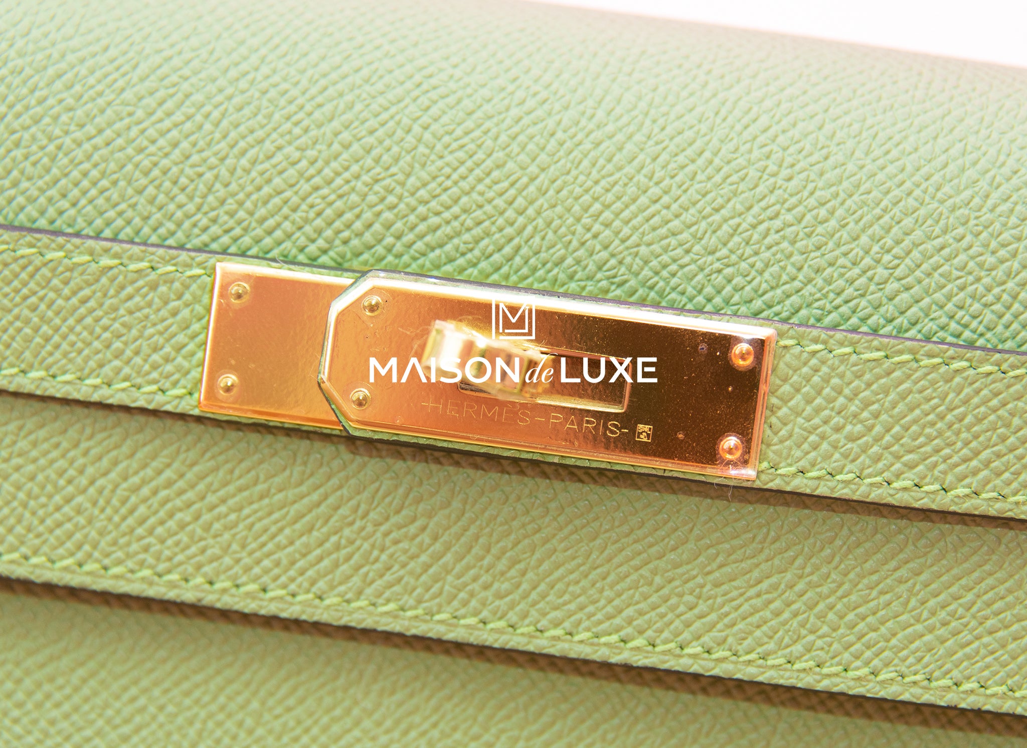 Hermès 25cm Kelly Sellier, Vert Criquet Epsom Leather, Gold Hardware, 2020/Y 🗝 #hermes #priveporter #kellysellier #vertcriquet #birkin