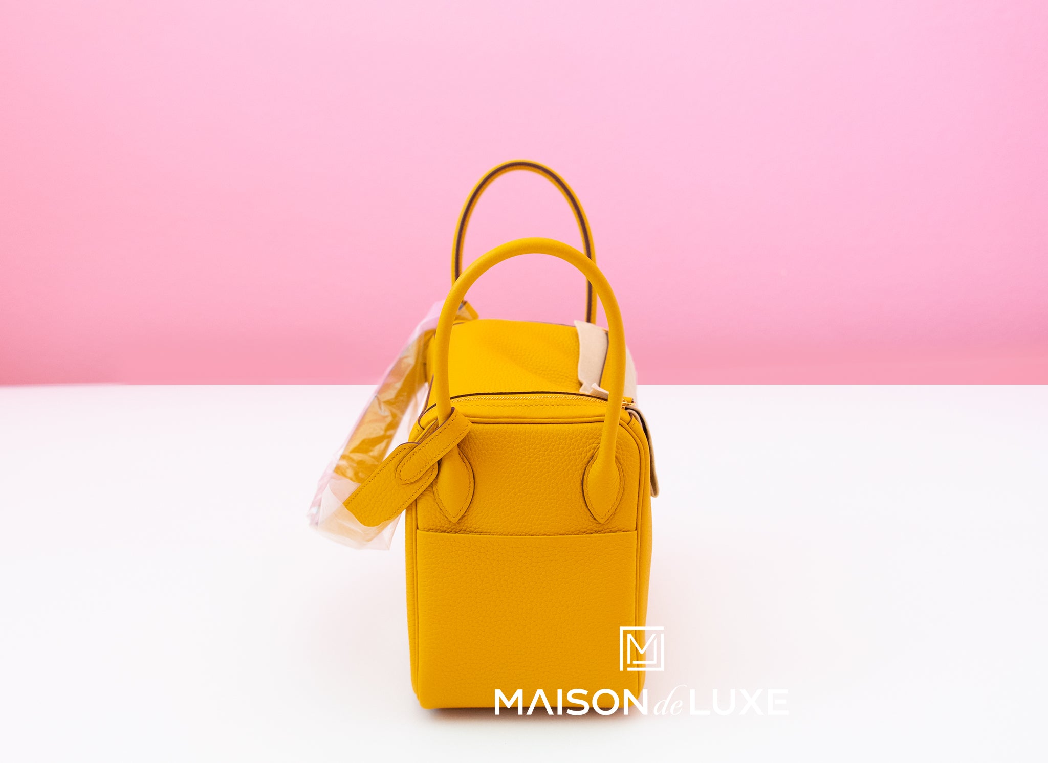 Hermès Jaune Poussin Lindy 26