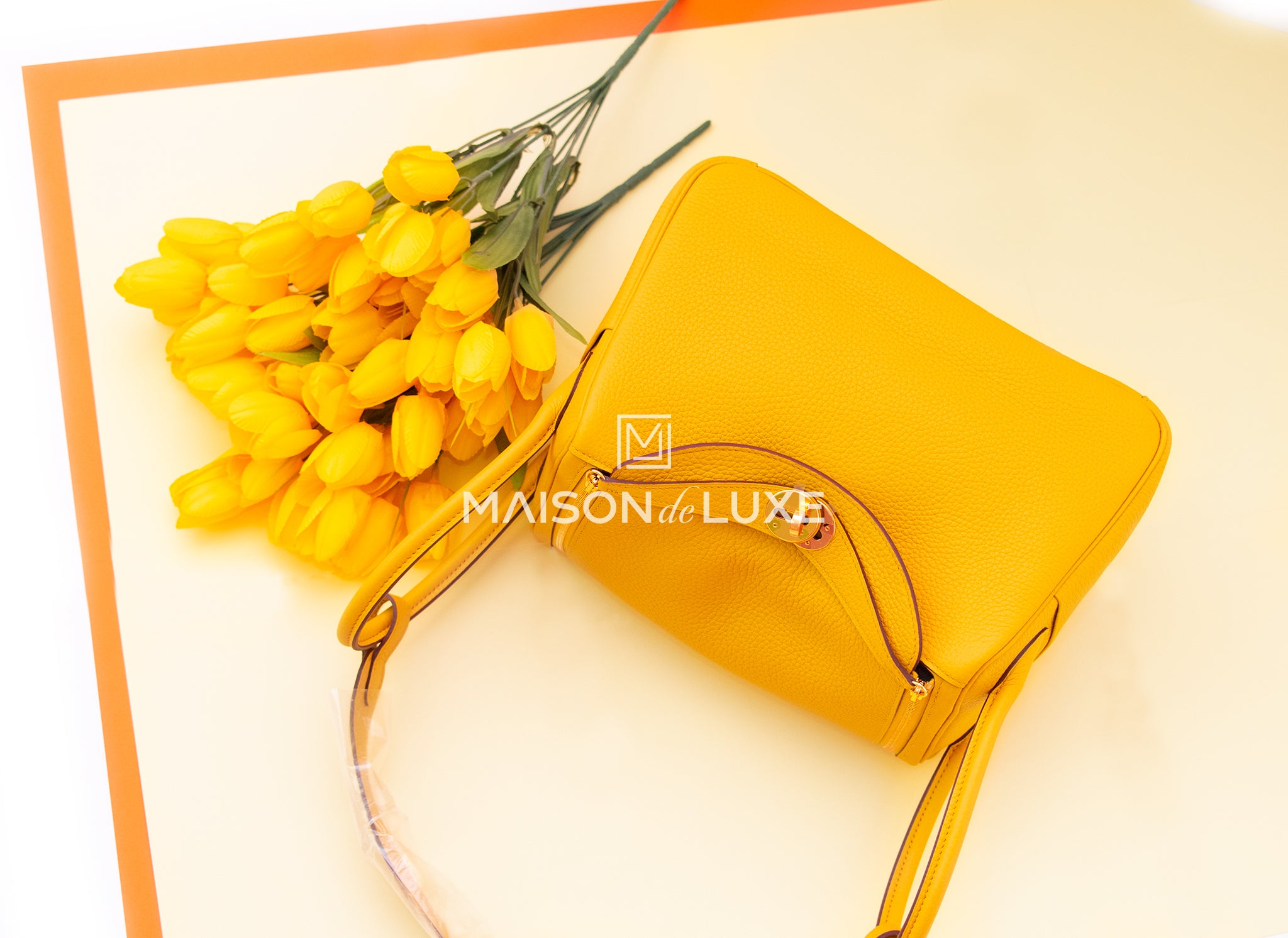 Hermes Lindy Bag Clemence 26 Yellow 2116791