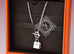 Hermes 925 Solid Silver Kelly Charm Pendant Necklace - New - MAISON de LUXE - 4
