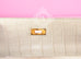 Hermes Beton White GHW Matte Crocodile Kelly 32 Handbag