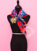 Hermes Rose Red Twill Silk 90 cm Flamingo Party Scarf