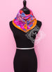 Hermes Potiron Twill Silk 90 cm Flamingo Party Scarf