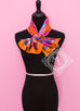 Hermes Potiron Twill Silk 90 cm Flamingo Party Scarf