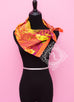 Hermes Orange Twill Silk 90 cm Flamingo Party Scarf