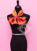 Hermes Orange Twill Silk 90 cm Flamingo Party Scarf