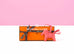 Hermes Rose Azalee Grigri Rodeo Horse Bag Charm PM