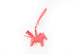 Hermes Rose Azalee Grigri Rodeo Horse Bag Charm PM