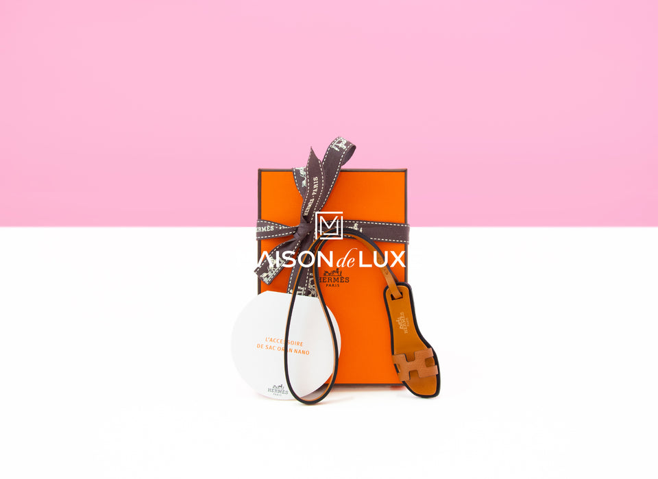 Hermes Gold Epsom Oran Nano Bag Charm