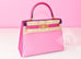 Hermes 5P Pink Rose Shocking Anemone Sellier Chevre Kelly 28 Handbag - New - MAISON de LUXE - 1