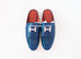 Hermes Women's Blue Maritime Rivoli 37 Mule Shoes
