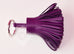 Hermes Violet Purple Carmen Keychain Bag Charm- New - MAISON de LUXE - 2