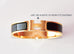 Hermes Noir Black Clic Clac Gold Hardware Narrow Bracelet Cuff PM - New - MAISON de LUXE - 3